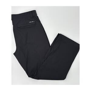 Eddie Bauer | Dress Pants | Men’s | 33x30 (34x29) | Black | Zipper Back Pocket